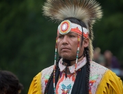Grand Entry of Elder, Six Nations Powwow