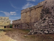 Old Chichen Itza Court Yard