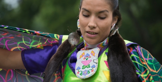 Shawl Dancer, Six Nations Powwow