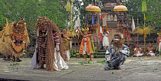 Barong, Rangda and Hanuman