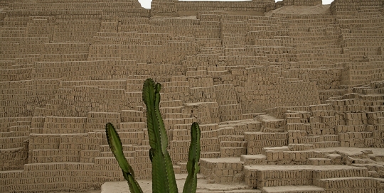 The Adobe Pyramid Pucllana, Lima