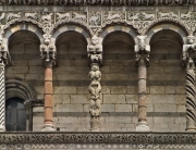 Columns on Lucca Cathedral