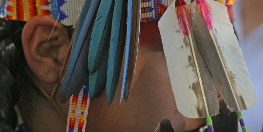 Native American Regalia Contestant