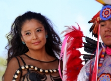 Fashion Show Contestants at Indian Market