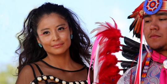 Fashion Show Contestants at Indian Market