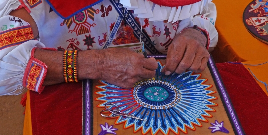Huichal Artist at International Folk Festival