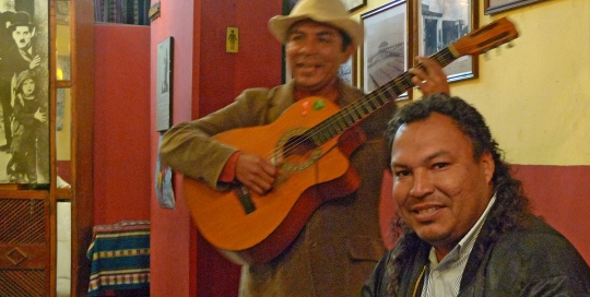 Musicians in Lima Resturant