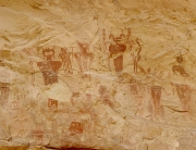 Pictographs at Butler Wash