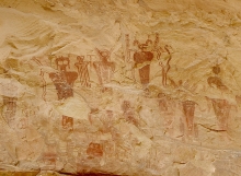 Pictographs at Butler Wash