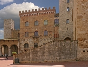 Stairs to Plaza, San Gimignano