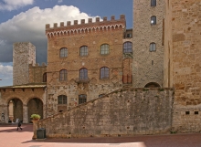 Stairs to Plaza, San Gimignano