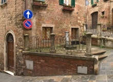 Street Corner in Multipulciano