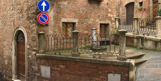 Street Corner in Multipulciano