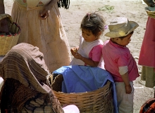 Kids in the Zachila Market, Oaxaca